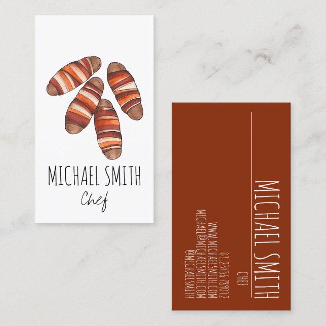 Carte De Visite Porcs dans les couvertures Bacon Sausage Royaume-U (Devant / Derrière)