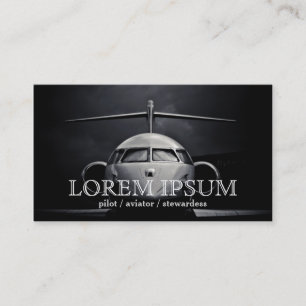 Carte De Visite Port pilote de courrier d'air de ciel d'avion