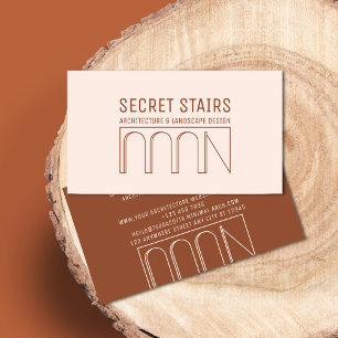 Carte De Visite Porte de fenêtre de l'architecture minimale en ter