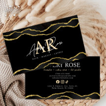 Porte en marbre noir Cosmetologue Beauty