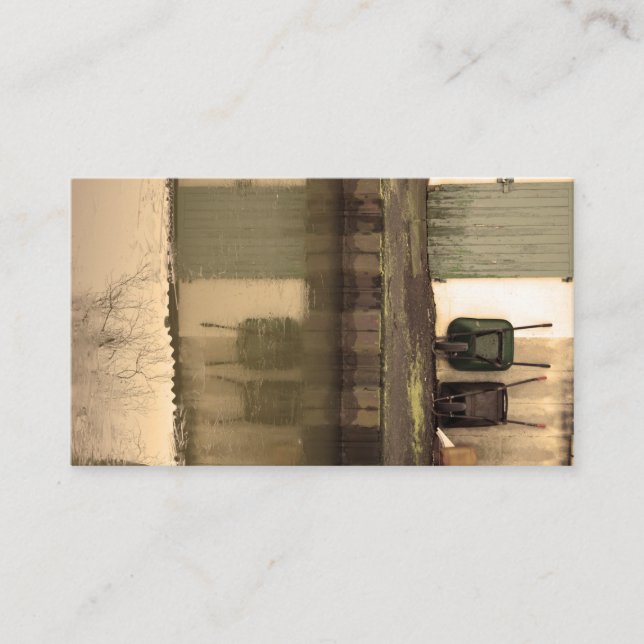 Carte De Visite Porte et écorces (Devant)