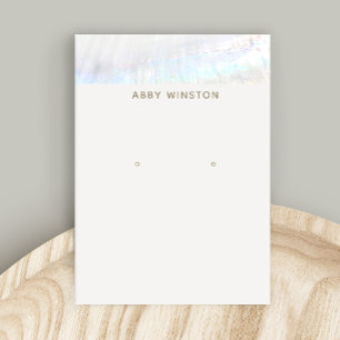 Carte De Visite Porte-oreille Coastal Seashell