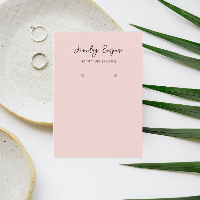 Carte De Visite Porte-oreille rose moderne (Créateur téléchargé)