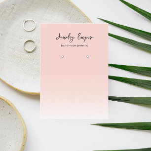 Carte De Visite Porte-oreille rose moderne
