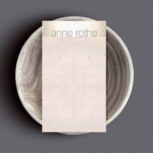 Carte De Visite Porte-oreille simple et élégant