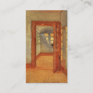 Carte De Visite Porte ouverte Anna intérieure impressionniste