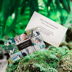 Carte De Visite Portes d'or Photographe noir