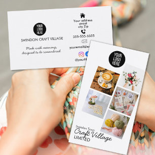 Carte De Visite Portfolio de photos d'entreprise créative couture