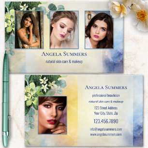 Carte De Visite Portfolio Maquilleuse Bio Naturelle