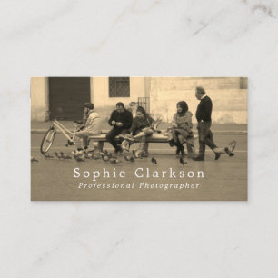Carte De Visite Portrait de foule, photographe, photo