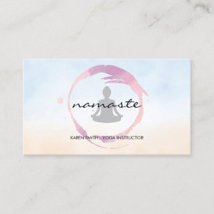 Carte De Visite Pose assise Yoga   Méditation