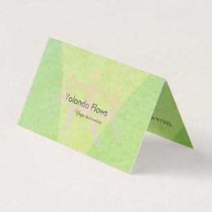 Carte De Visite Pose de guerrier Yoga