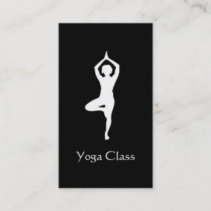 Carte De Visite Pose de yoga