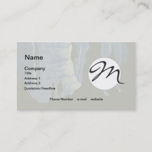 Carte De Visite Poster du Vintage voyage de la caverne de voyage d