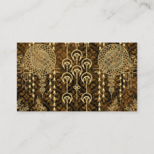 CARTE DE VISITE POT-POURRI VICTORIEN, WINDCHIMES : TOPAZE