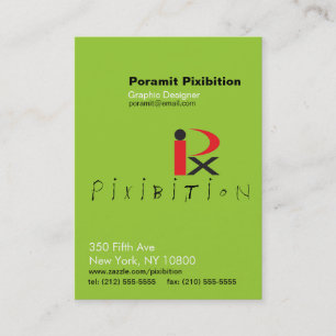 Carte de visite potelé vertical Template9 de