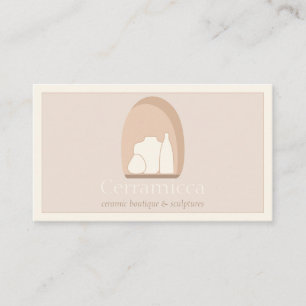Carte De Visite Poterie céramique Porcelaine artisanale Sculpture