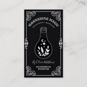 Carte De Visite Potion épelle - Machine noire