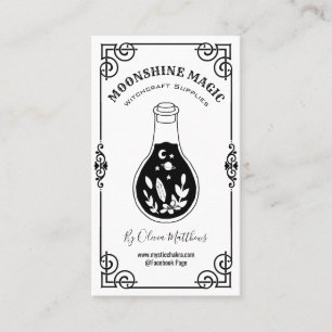 Carte De Visite Potion magique Cuisine blanche