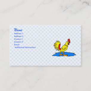 Carte De Visite Poulet de fournisseur