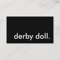 poupée derby.