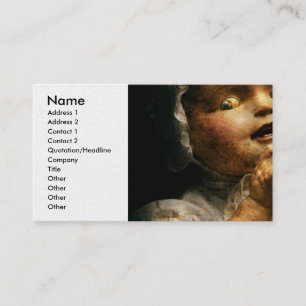 Carte De Visite - Poupée - jeu venu déplaisant avec moi