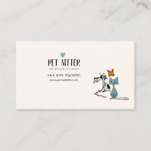 Carte de visite pour animaux