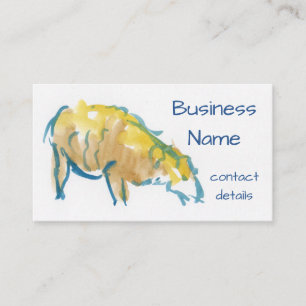 Carte de visite pour aquarelle de peinture