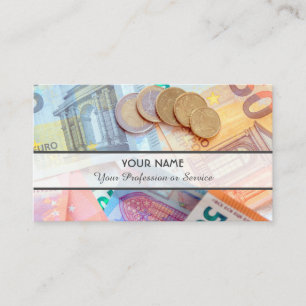 Carte De Visite Pour banquier professionnel ou experts financiers