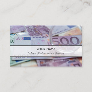 Carte De Visite Pour banquier professionnel ou experts financiers