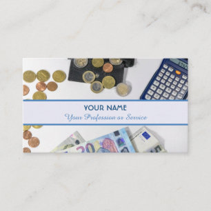 Carte De Visite Pour banquier professionnel ou spécialistes financ