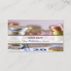 Carte De Visite Pour banquiers professionnels ou experts financier