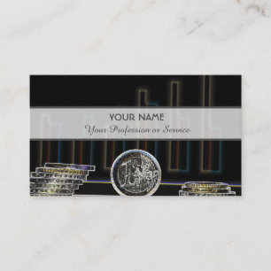 Carte De Visite Pour banquiers professionnels ou experts financier
