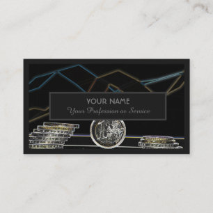 Carte De Visite Pour banquiers professionnels ou experts financier