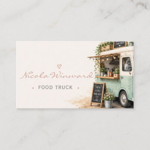 Carte de visite pour camion alimentaire