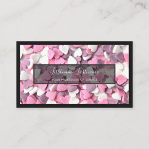 Carte De Visite Pour délicieux bonbons boulangerie et pâtisserie