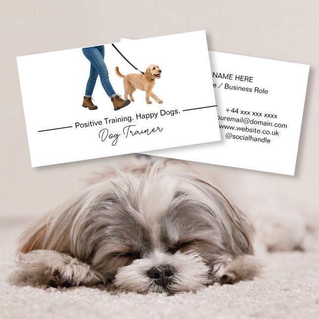 Carte de visite pour dresseur de chiens | Dresseur (Créateur téléchargé)