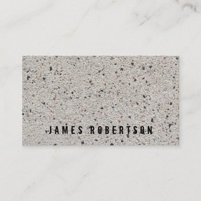 Carte de visite pour entreprise de construction. (Devant)