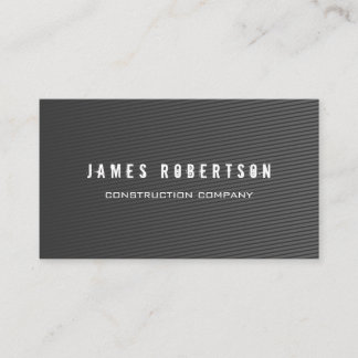 Carte de visite pour entreprise de construction.