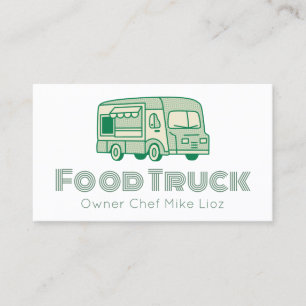 Carte de visite pour entreprise de food truck auda
