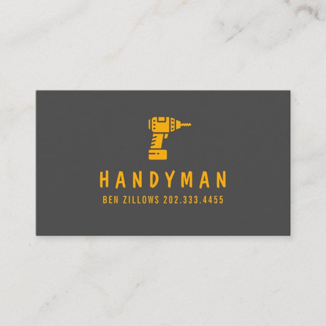 Carte de visite pour entreprise de maintenance, co (Devant)