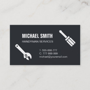Carte de visite pour entreprise de services de bri