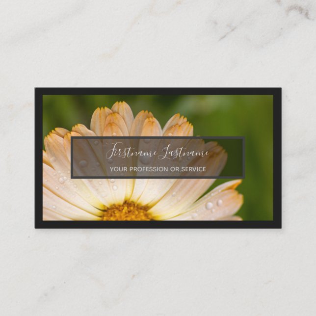 Carte De Visite Pour experts floraux et fleuristes professionnels  (Devant)
