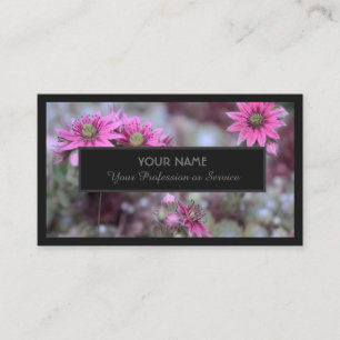 Carte De Visite Pour experts floraux et fleuristes professionnels 