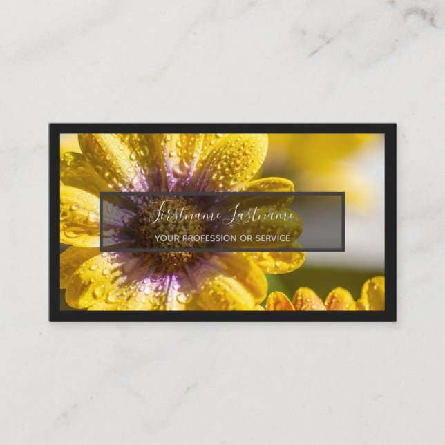 Carte De Visite Pour experts floraux et fleuristes professionnels (Devant)