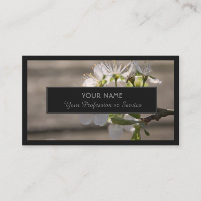 Carte De Visite Pour experts floraux et fleuristes professionnels (Devant)