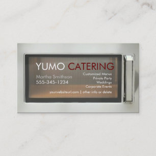 Carte de visite pour four de catering et hôtelleri