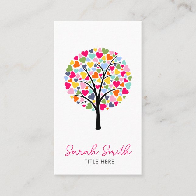 Carte de visite pour garde d'enfants et babysittin (Devant)