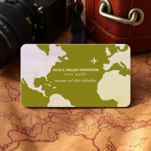 Carte de visite pour guides touristiques