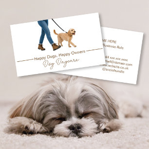 Carte de visite pour la garde d'animaux Soins pr
